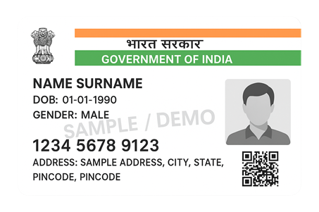 Aadhaar Card printing service by Diamond print